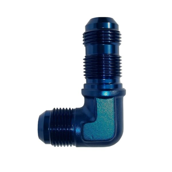 FTF Adapter Bulkhead Flare An6 90° Male Combo image 1 FTF Adapter Bulkhead Flare An6 90° Male Combo image 1