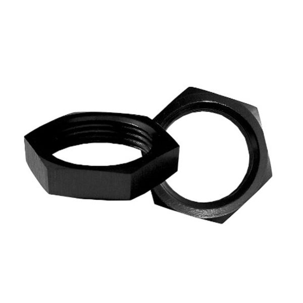 FTF Bulkhead Nut An10 - Black image 1