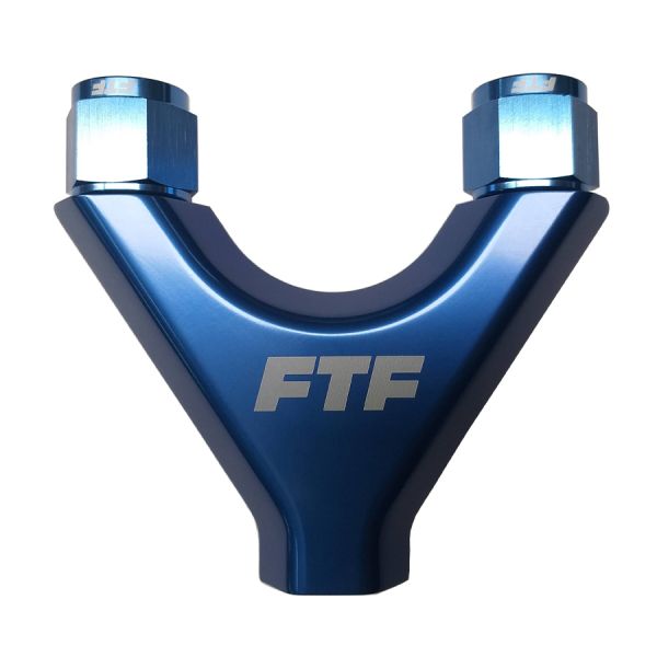 FTF Adapter - Y Female An8 In & An10 Orb Out image 1 FTF Adapter - Y Female An8 In & An10 Orb Out image 1