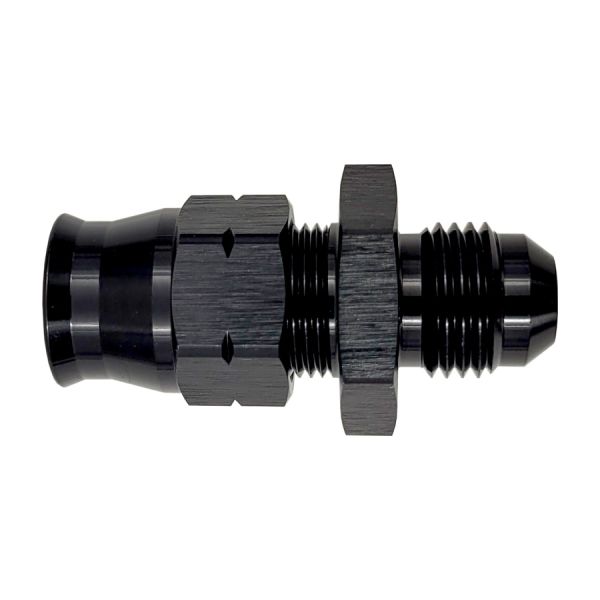 FTF Black Adapter Male An6 - 3/8" Hard Tube image 1