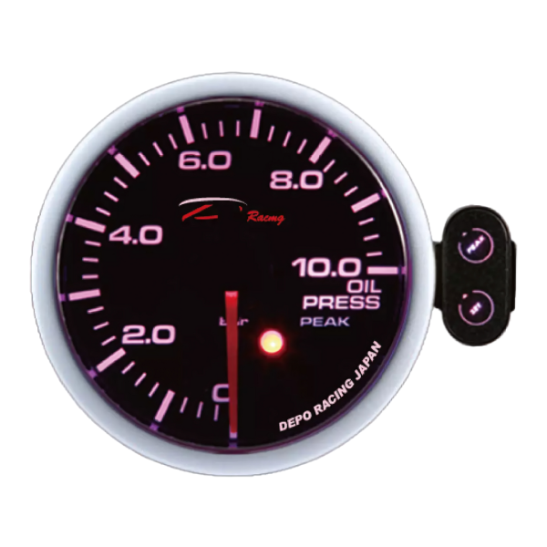 Depo Gauges Oil Pressure Gauge 52mm - 7 Colour Led image 1 Depo Gauges Oil Pressure Gauge 52mm - 7 Colour Led image 1