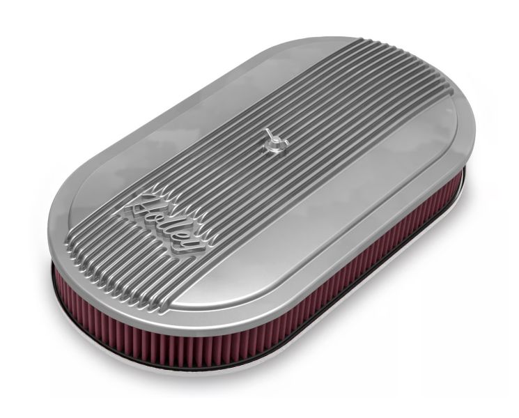 HOLLEY VINTAGE SERIES OVAL AIR CLEANER - NATURAL CAST