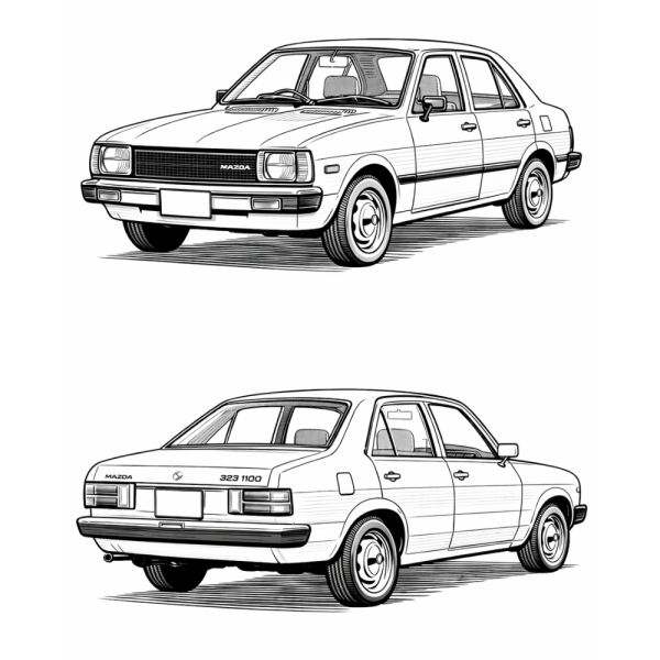 Rubber Kits - Mazda 323 1100