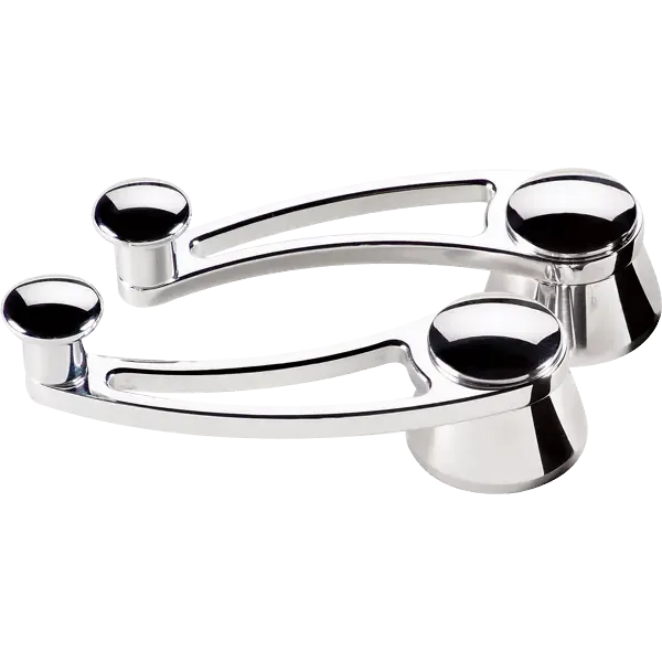 Mastodon GM Chrome Door Window Crank Handle Pair S