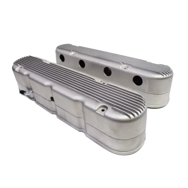Mastodon LS Valve Covers (Finned, Coil Mounts, Satin Aluminium)