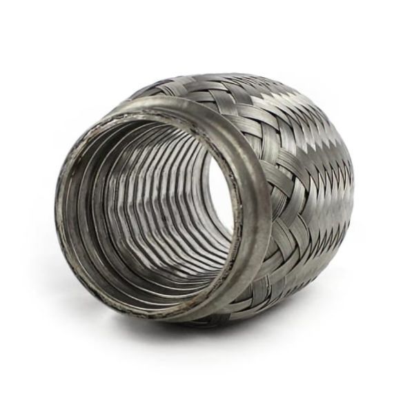 RF 63mm x 150mm Interlocking Stainless Flex Pipe – Braided Outer