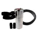 FTF Oil Catch Can Billet 1/2" Ntp Port Kit Black | CAN-003-BLK