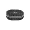 Mastodon Full Flow Round Air Filter Assembly Kit BLK 12X2 image 1