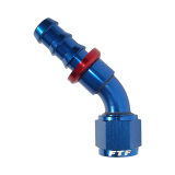 FTF Hose End Swivel Push On 45° An8 image 1