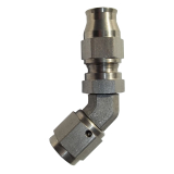 FTF Hose End 45° Swivel An3 For Teflon Hose Sus303 image 1