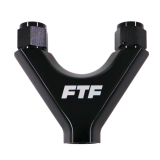 FTF Y Piece Female An8 In & An10 Orb Out Black image 1