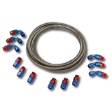 FTF Steel Braided PTFE Hose Kit - AN6 Fittings FK-PTFE-001 image 1