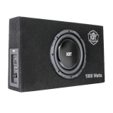 KBT - 10 Inch Flat Subwoofer in Ported Box with 1000W Amplifier image 1