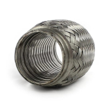 RF 76x200mm FLEX PIPE INTERLOCK _ BRAIDED OUTER 200mm image 1