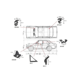 Rubber Kits - Datsun GX 4 Door Sedan image 1