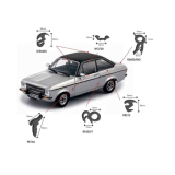 Rubber Kits - Ford Escort MK2 - 4 Door image 1