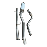 GD6 TOYOTA HILUX 76MM - 63MM DOWN PIPE - 76MM SYSTEM image 1
