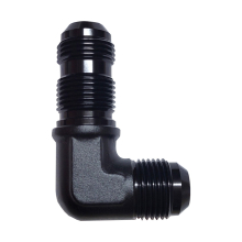 FTF Adapter Bulkhead An8  90° Black image 1