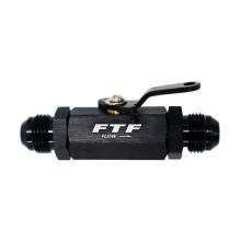 FTF Valve Shut Off An6 Male - Black image 1