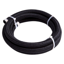 FTF Hose Teflon Black Braided An6 - Per Meter image 1