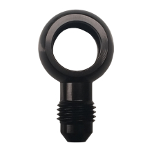 FTF Banjo Hose End 12mm Id To An4 - Black image 1