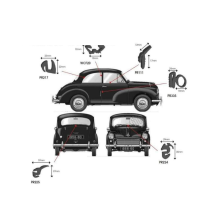 Rubber Kits - Morris Minor 1000 - 2 Door image 1