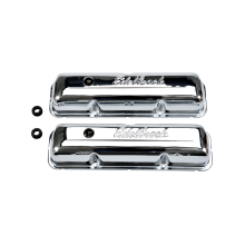 Edelbrock Chrome Valve Covers Ford Fe 332-390-428 image 1